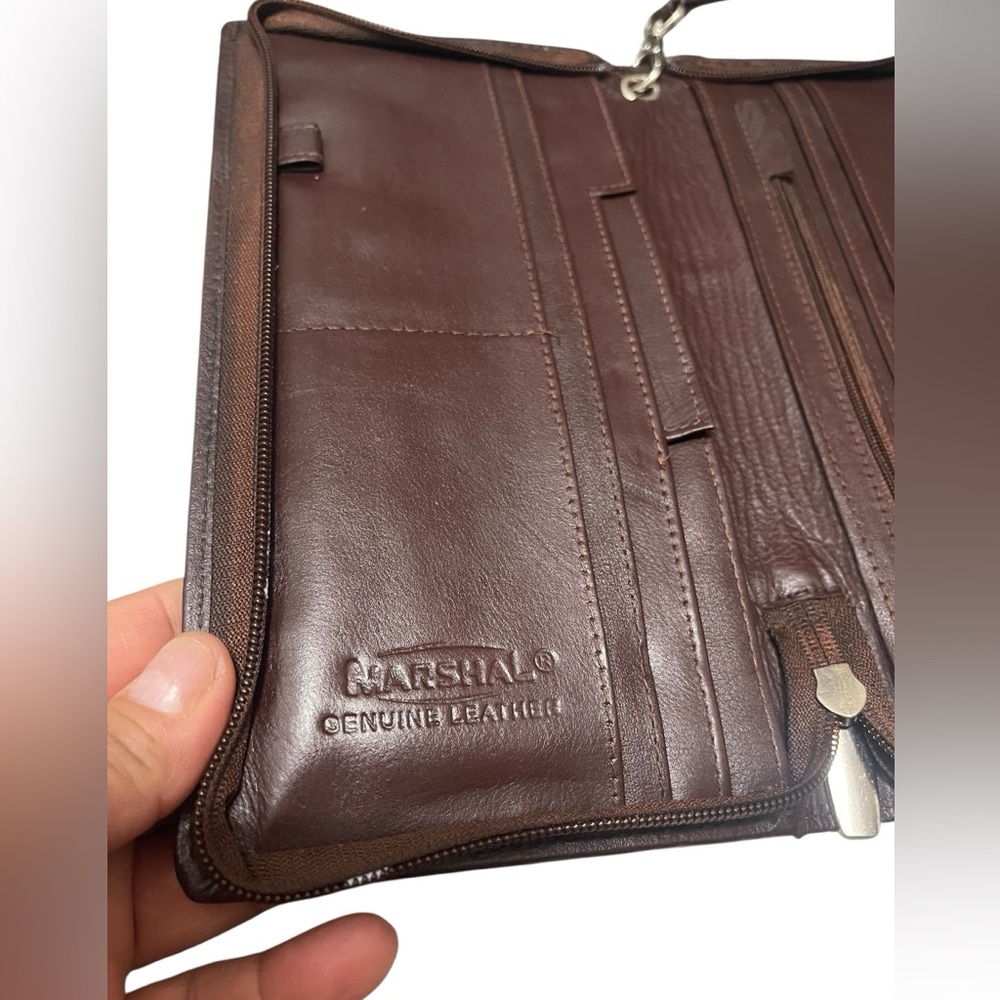 ❤️Marshall Dark Brown Leather Wallet